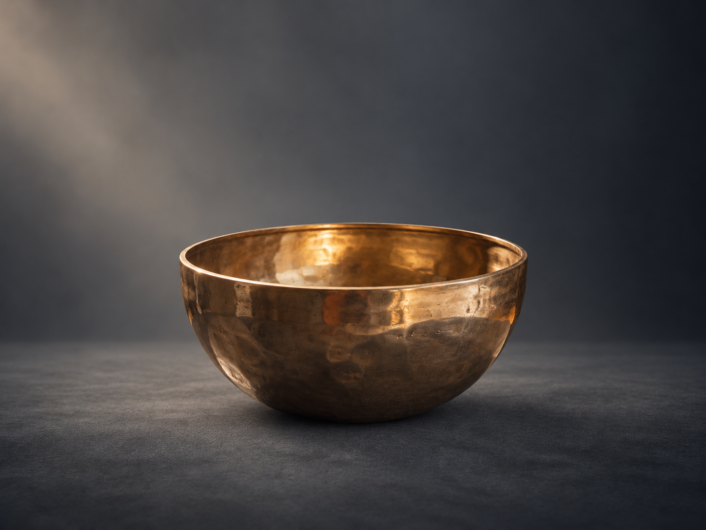Tibetan singing bowls arranged for the Enter the Space session